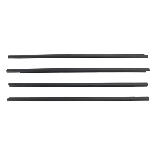 2001-2007 Nissan X-trail 4PCS Window Weather Strip Seal Belt 80821-8H300 80820-8H300 Generic