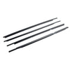 2005-2011 Toyota Yaris (NCP90, NCP91, KSP90, ZSP90) 4pcs Outer Door Glass Weatherstrip Moulding 68160-52110 68210-52110 Generic