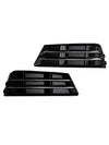 2016-2018 Audi A4 B9 Standard Version into RS4 Style 2PCS Front Fog Light Grille Lower Bumper Grill 8W0 807 681 R 8W0 807 682 R Generic