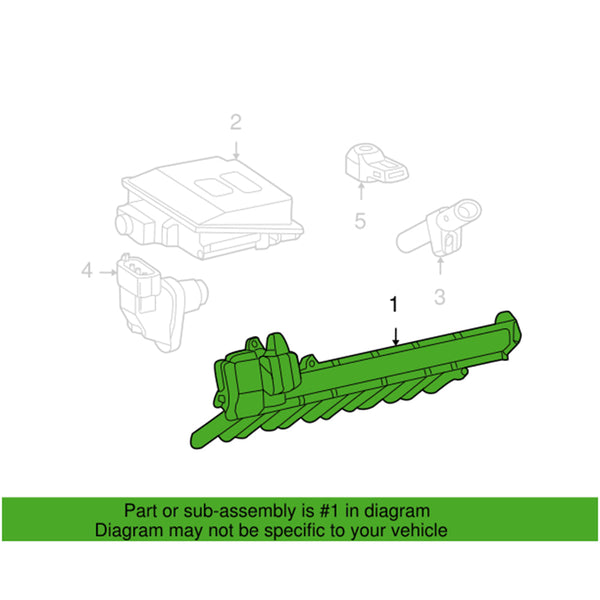 2011 Mercedes-Benz SL65 Right Coil Pack Spark Plug Connectors Ignition A2751500480 A0040103003 Generic