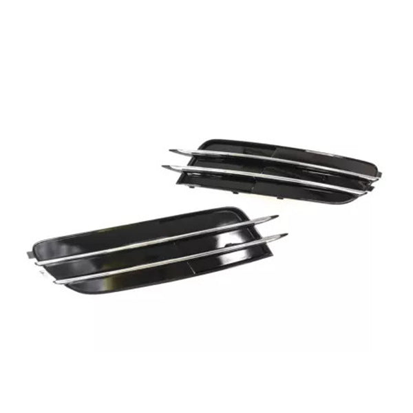2012-2014 Audi A6 C7 Car Front Side Lower Bumper Grille Fog Light Grille 4G0807681 4G0807682 Generic