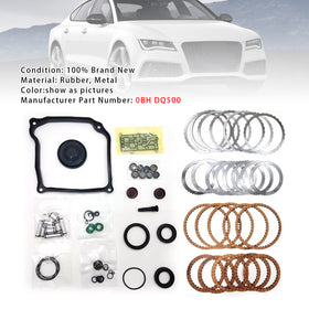 Auto Transmission Master Rebuild Kit Overhaul Clutch Plate 0BH DQ500 For VW