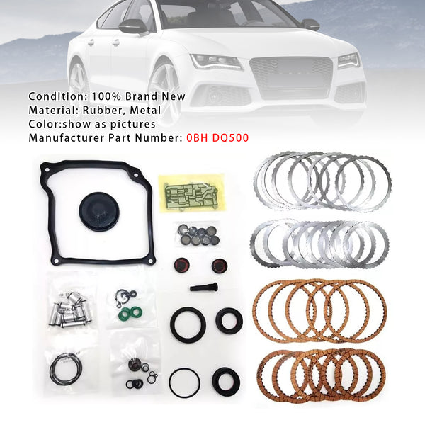 Auto Transmission Master Rebuild Kit Overhaul Clutch Plate 0BH DQ500 For VW