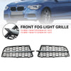 2011-2015 BMW 1-Series F20 F21 M 2PCS Front Bumper Fog Light Cover Bezel Grill Grille 51118053803 51118053804 Generic