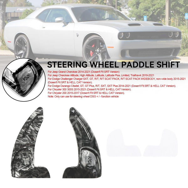 2015-2021 Dodge Challenger Charger Steering Wheel Shift Paddle Extension Shifter Trim Generic