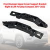 2021 Jeep Compass 80th Anniversary Front Bumper Upper Cover Support Bracket Right & Left 68244508AB 68244509AB Generic