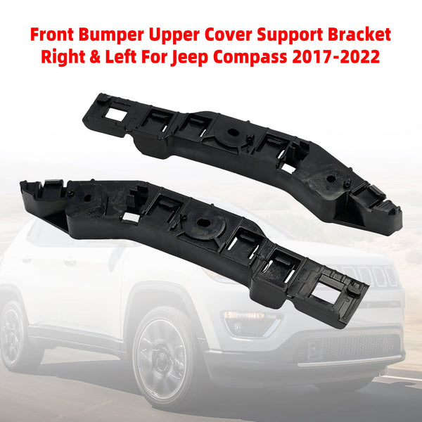 2018-2023 Jeep Compass Limited Front Bumper Upper Cover Support Bracket Right & Left 68244508AB 68244509AB Generic