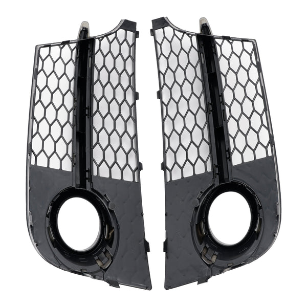 2011-2014 Audi TT MK2 S-LINE TTS Honeycomb Front Bumper Fog Light Grille 8J0807681KT94 8J0807682KT94 Generic