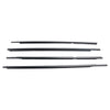 2005-2011 Toyota Yaris (NCP90, NCP91, KSP90, ZSP90) 4pcs Outer Door Glass Weatherstrip Moulding 68160-52110 68210-52110 Generic