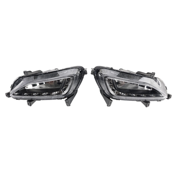 LED Fog Lights Front Bumper Lamps with DRL For 2016-2018 Hyundai Tucson