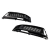 2016-2018 Audi S4 / A4 S-Line B9 2PCS Fog Light Cover Grille 8W0 807 681 K 8W0 807 682 K Generic