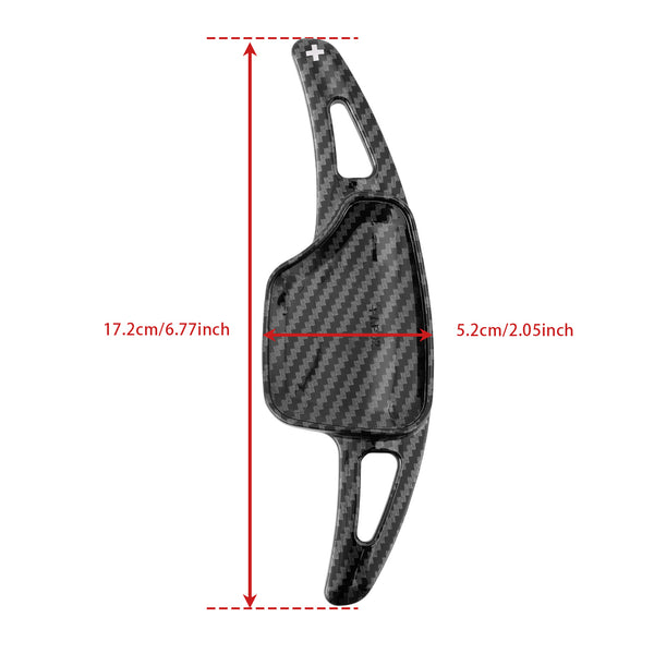 Carbon Look Steering Wheel Paddle Shifter Extension For Cadillac XT4