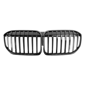 2019-2022 BMW 7 Series G11 G12 Gloss Black Front Grill Grille Single Slat Generic