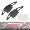 Carbon Look Steering Wheel Paddle Shifter Extension For Audi A3 A4 A6