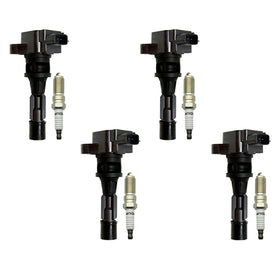 2006-2012 Mazda 3 L4 2.3L 4x Ignition Coils +Spark Plugs UF540 L3G218100A L3G218100A9U Generic