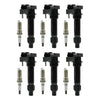 2013-2016 Cadillac ATS V6 3.6L 6PCS Ignition coil+6PCS Spark Plug UF569 D515C 12610626 12618542 Generic