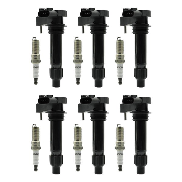 2012-2016 Cadillac SRX 6PCS Ignition coil+6PCS Spark Plug UF569 D515C 12610626 12618542 Generic