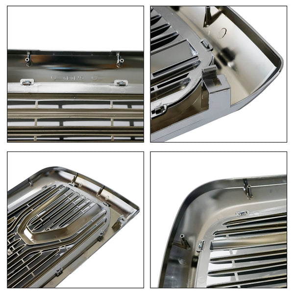 2010-2018 Ram 2500/3500 Laramie Chrome Front Bumper Grille W/ Led Light