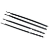 2005-2011 Toyota Yaris (NCP90, NCP91, KSP90, ZSP90) 4pcs Outer Door Glass Weatherstrip Moulding 68160-52110 68210-52110 Generic