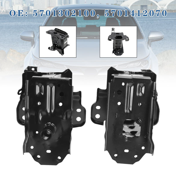 2021 Toyota Corolla S Bumper Bracket Set 5701302100 5701412072 Generic