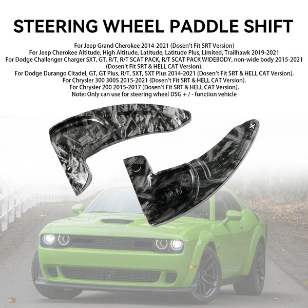 Steering Wheel Paddle Shifter Extensions For Dodge Challenger 2015-2024
