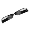2012-2016 Audi A3 S3 Standard Version 2PCS Front Bumper Fog Light Cover Grille 8V3807681 8V3807682 Generic