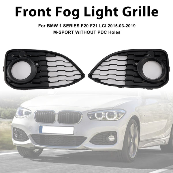 2015-2019 BMW 1 SERIES F20 F21 LCI 2PCS Fog Light Cover Grille 51118060282 51118060281 Generic