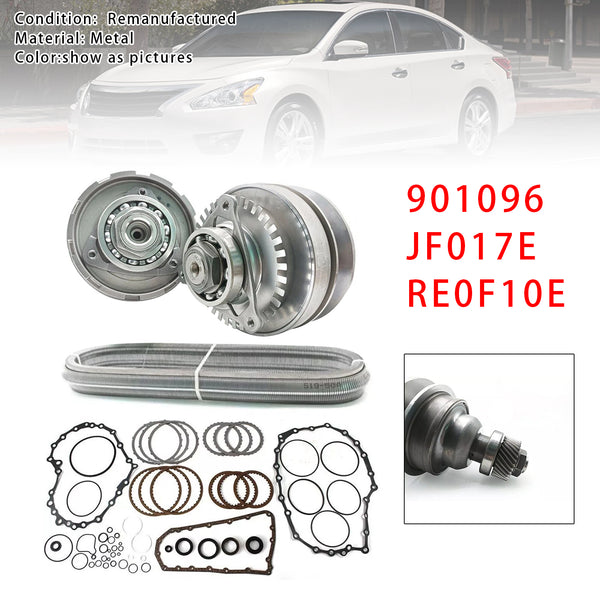 RE0F10E JF017E CVT Transmission Master Rebuild Kit W/Chain Belt 30T For NISSAN