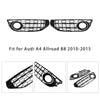 2010-2015 Audi A4 Allroad B8 Front Bumper Honeycomb Fog Light Grille Chrome Trim 8K0807681H 8K0807682H Generic