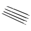 Land Cruiser LC100 1998-2007 4PCS Door Glass Belt Outer Molding Weatherstrip
