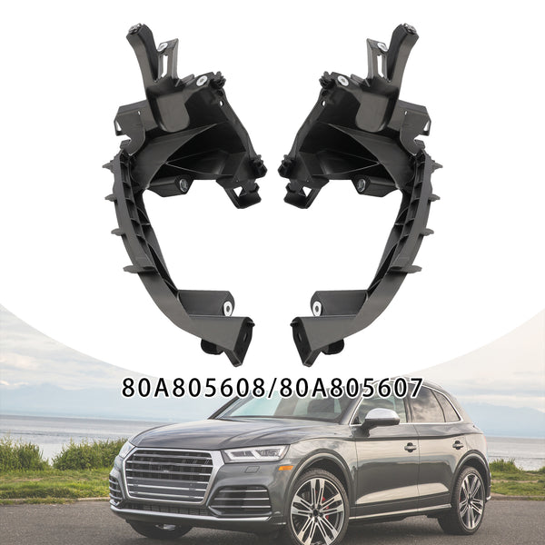 2018-2020 Audi Q5 SQ5 Headlight Bracket Set Left+Right 80A805608 80A805607 Generic