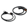 2003-2006 Mitsubishi Lancer Evo 2.0 16V 2Pcs Rear Left & Right ABS Wheel Speed Sensor MR493456 MR493455 Generic