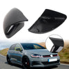 2pcs Gloss Black Door Wing Mirror Cover Caps Casing For VW Golf MK7 2015-2019