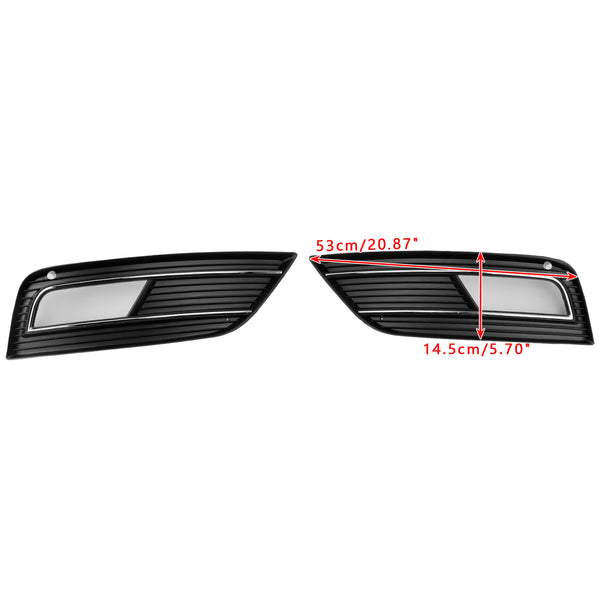 2013-2015 Audi A4 B8.5 S4 Style Fog Light Cover Grille 8K0807681K 8K0807682K Generic