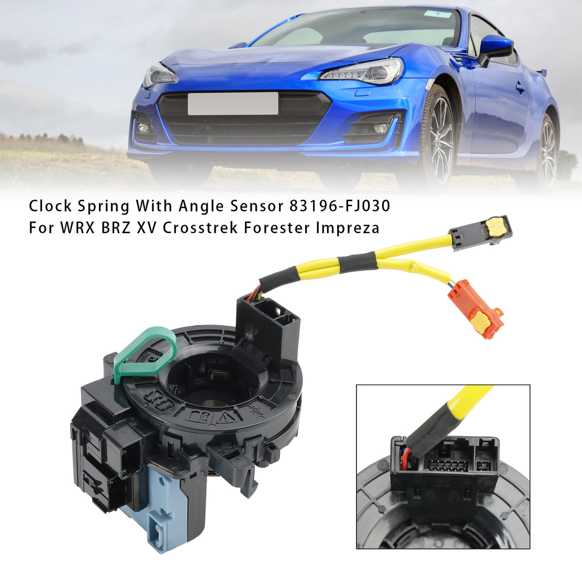 2012-2016 Subaru Impreza Clock Spring With Angle Sensor 83196-FJ030 83 ...