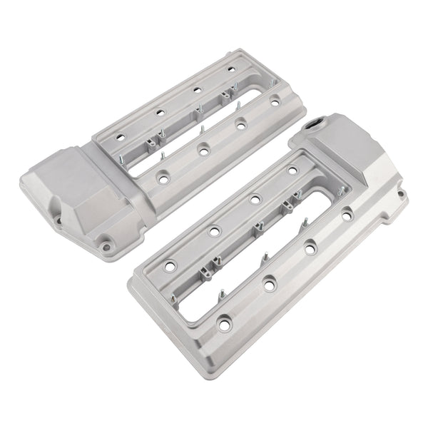 1998-2003 BMW 540i E39 V8 4.4L Left+Right Engine Valve Cover 11121703175 11121703172 Generic