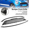 2008-2014 MINI R55 Cooper S & JCW 5-Door Estate 3PCS Gloss Black Front Grille Grill Generic