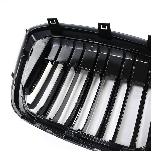 2022-2024 BMW IX3 G08 LCI Double Slat Gloss Black Front Kidney Grill Grille Generic