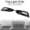 2013-2015 Audi A4 B8.5 Black Fog Light Cover Grille 8K0807681K 8K0807682K Generic