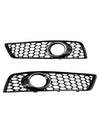 2009-2013 Audi A3 8P Standard Version Honeycomb Bumper Front Fog Light Grille Grill Cover Generic