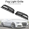 2013-2016 AUDI A5 S-Line / S5 2PCS Front Fog Lamp Black Grille Grill 8T0 807 681 K 8T0 807 682 K Generic