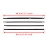 4PCS Door Glass Belt Outer Molding Weatherstrip For Suzuki Grand Vitara 09-13