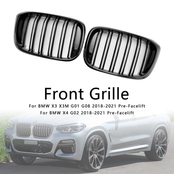 2018-2021 BMW X4 G02 X3 G01 G08 Pre LCI Front Kidney Grille Mesh Grill 51138469959 Generic