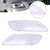 2006-2015 Audi Q7 2PCS Front Headlight Glass Clear Cover 4L0941029 4L0941030 Generic