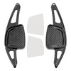 Carbon Look Steering Wheel Paddle Shifter Extension For Audi A3 A4 A6