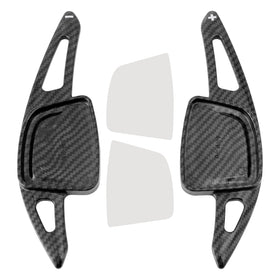 Carbon Look Steering Wheel Paddle Shifter Extension For Audi A3 A4 A6