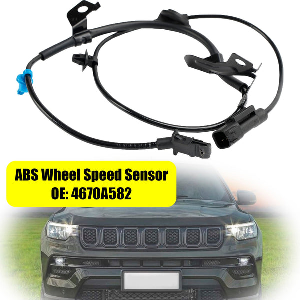 2007-2021 Dodge Caliber 2.4 Turbo Hatchback Rear Right ABS Wheel Speed Sensor MN116248 4670A582 Generic