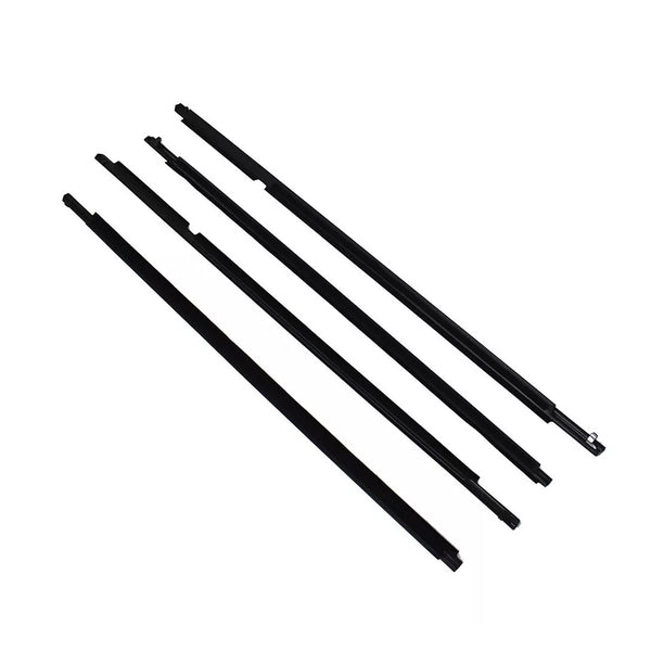 4Pcs Weatherstrip Window Moulding Trim Seal Belt For Toyota Highlander 2008-2010