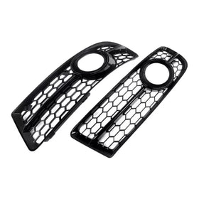 2005-2008 Audi A4 B7 S-Line S4 Front Bumper Honeycomb Fog Light Grille 8E0807681F 8E0807682F Generic