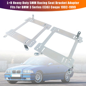 1992-1999 BMW 3 Series (E36) Coupe L+R Heavy Duty 5MM Racing Seat Bracket Adapter Generic